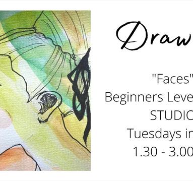 Tuesday Drawing Class July  2023: Theme: Drawing Faces
