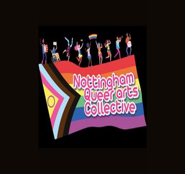 Logo for the Nottingham Queer Arts Collective