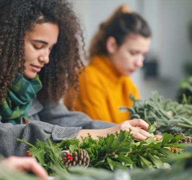 Wreath making Belvoir Castle