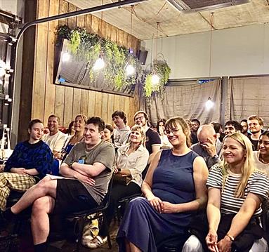 Denzil de Cristo: Artificially Intelligent Procrastinating Pundit, standup show at Nottingham Comedy Festival
