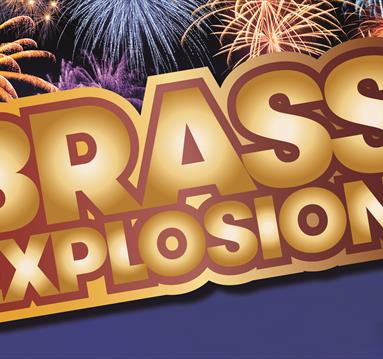 Image of cartoon fireworks with 'Brass Explosion' written in the forefront