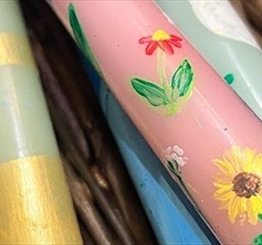 Craft of the Month: Christmas Candle Painting | Ruddington
