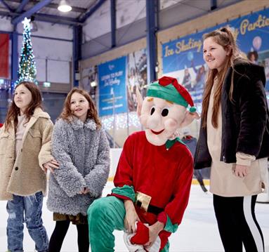 Skate with Festive characters at The National Ice Centre