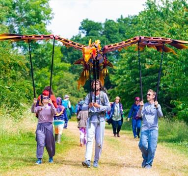 The Firebird puppet walkabout
