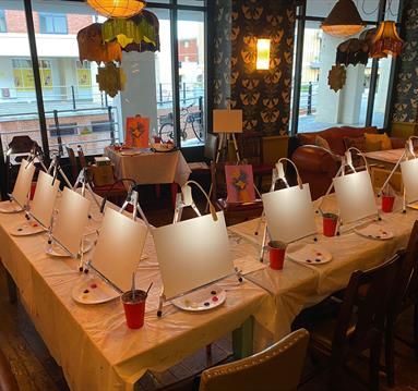 The Paint Club painting party at Portello Lounge