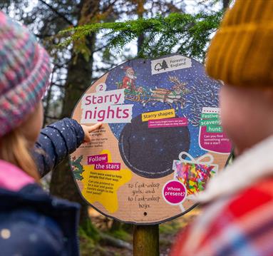 The Stick Man Christmas trail at Sherwood Pines