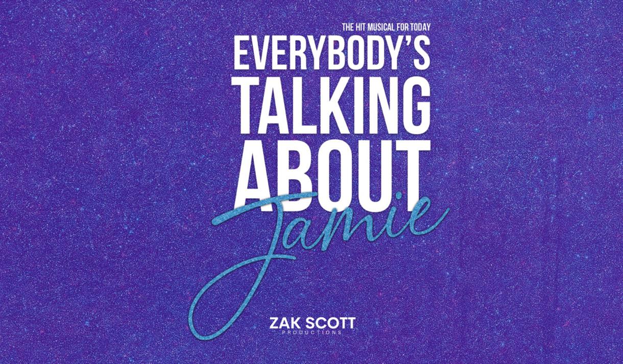 Poster for the theatre production of everybodies talking about jamie