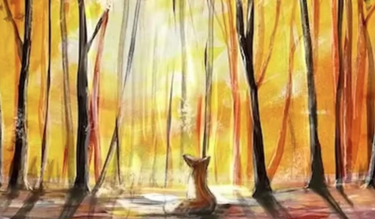 Paint a Fox in a Forest at Cock & Hoop Pub with The Paint Club event Poster 
