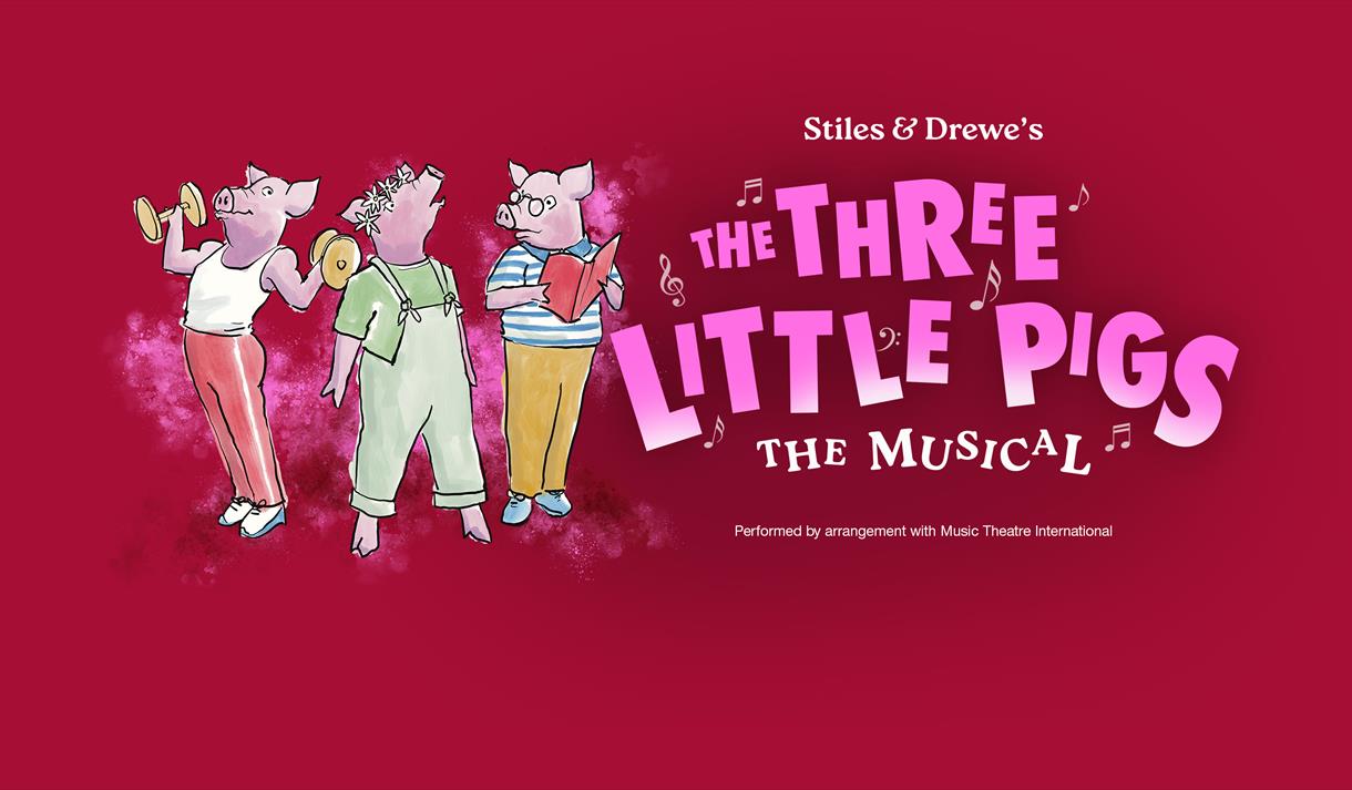 poster for the three little pigs the musical