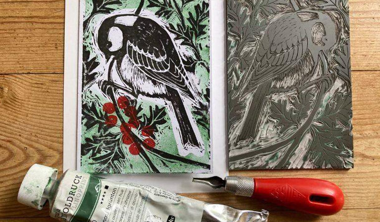 Linocut Printmaking with Elaine Winter
