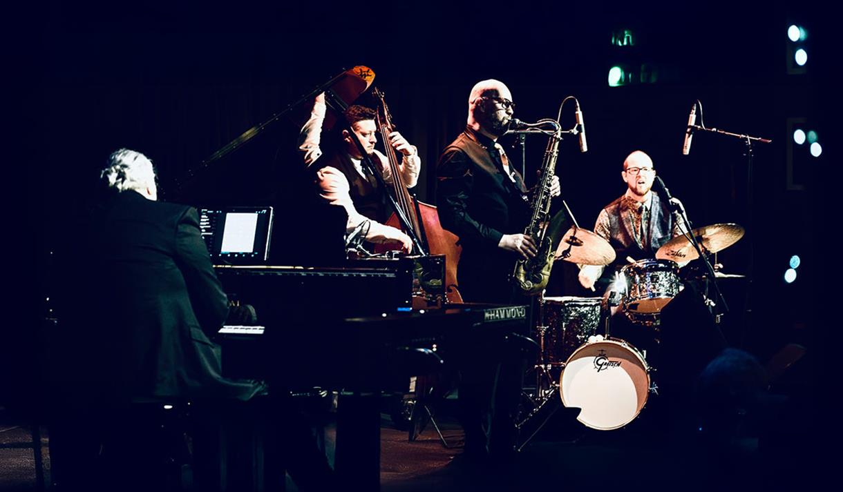 full jazz band