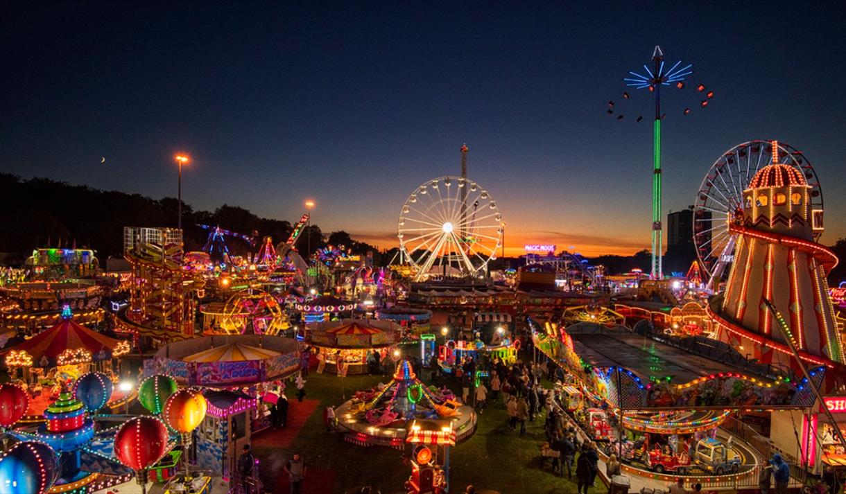 imagine of a fair ground skyscape