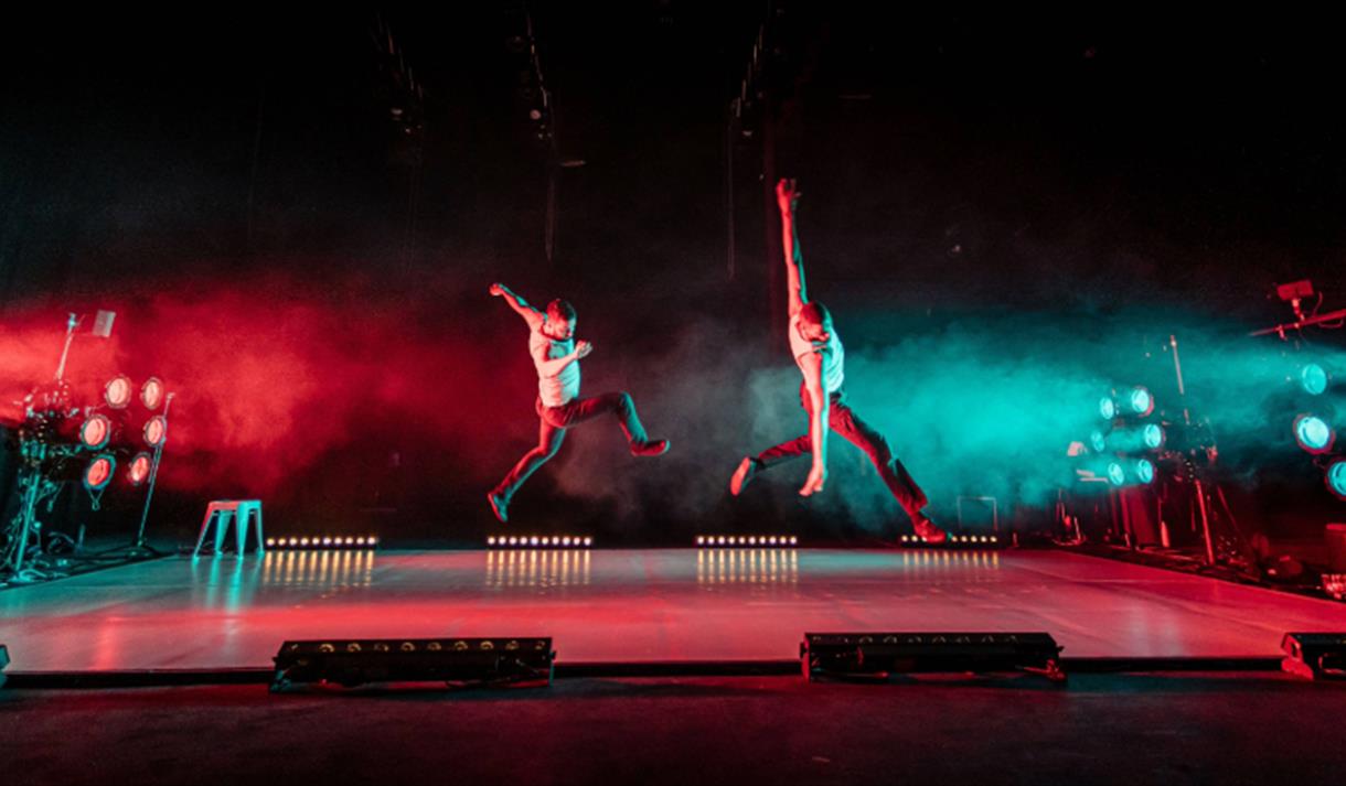 two man dancing