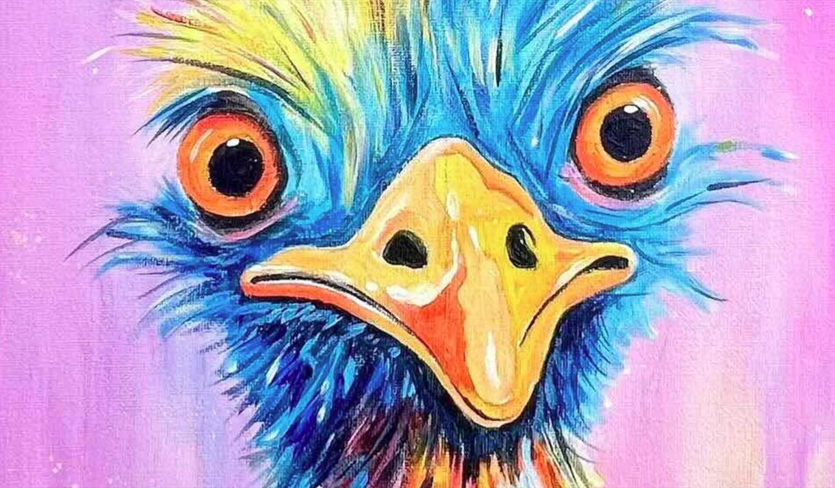 Paint an Emu at Pitcher & Piano with The Paint Club event Image 
