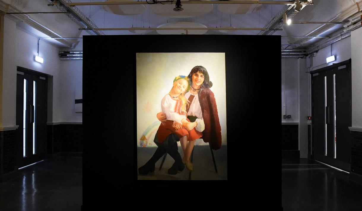Step into the world of Christopher Hanson's powerful new exhibition, Portraits in Silence – The Symbolism of Identity.