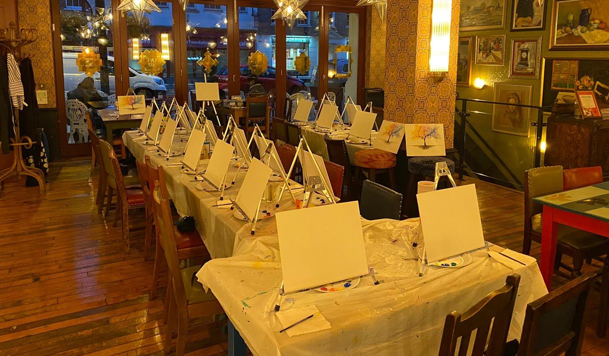 Painting party in West Bridgford