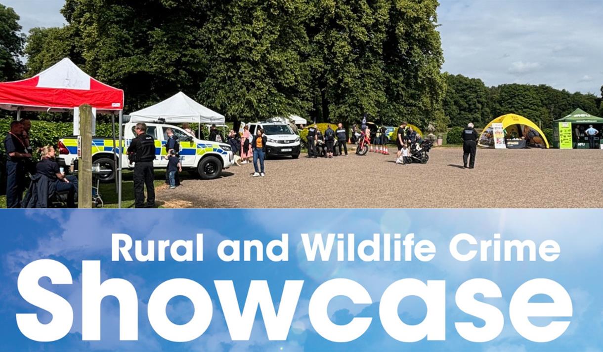 poster for the rural and wildlife crime showcase