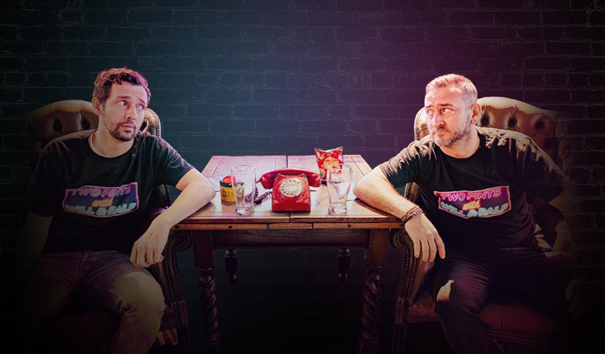 Two Pints podcast hosts