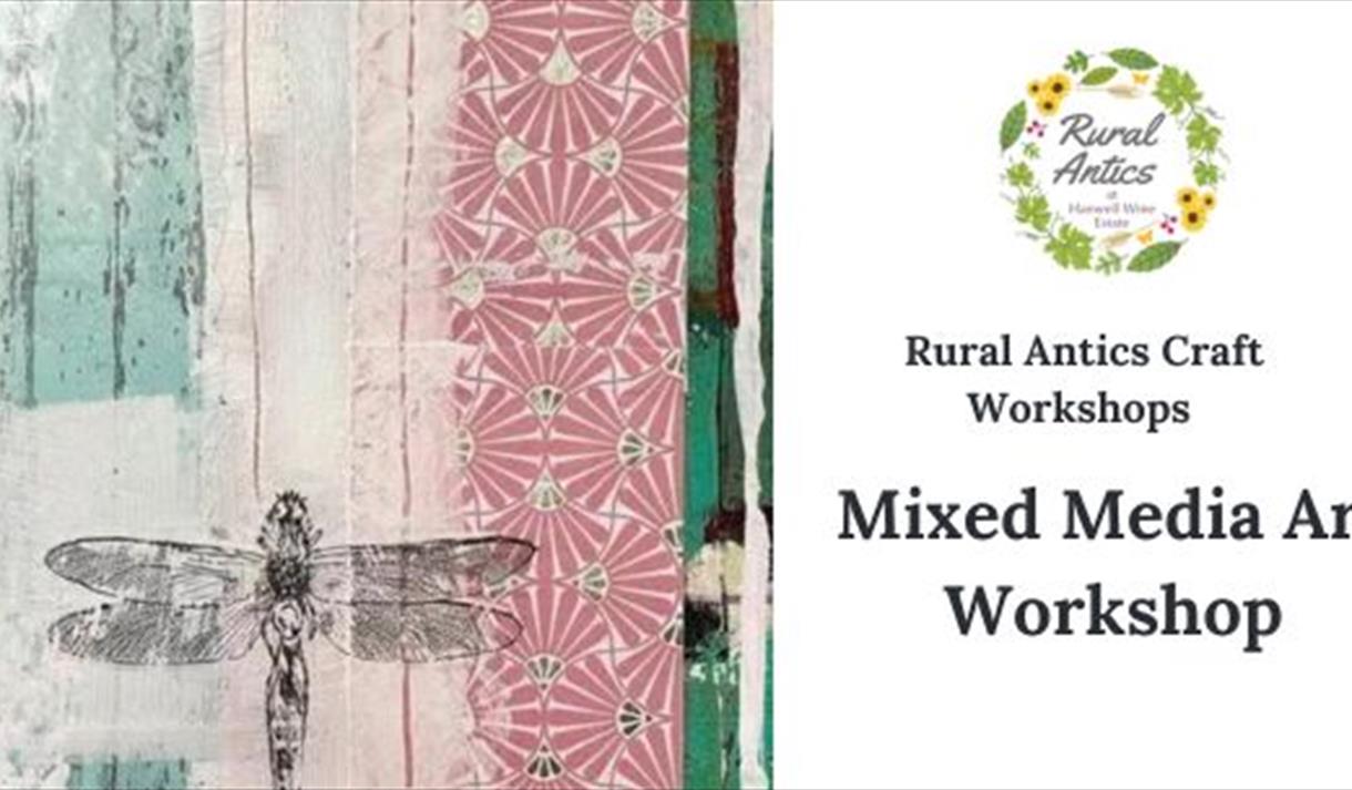 Graphic for the Mixed Media Art Workshop