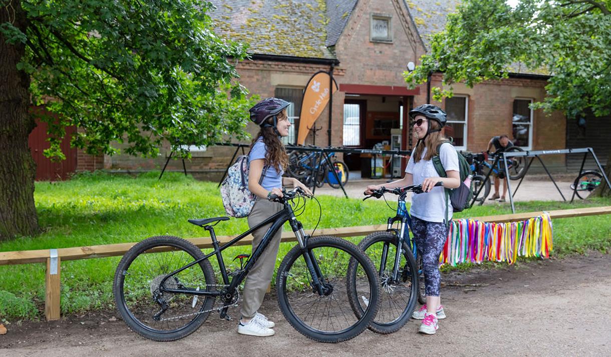 Cycling at Clumber Park
