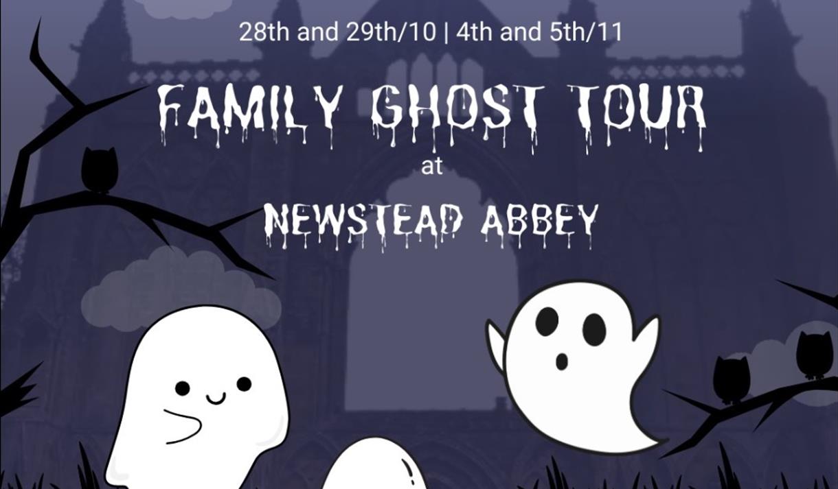 Family ghost tour Newstead Abbey