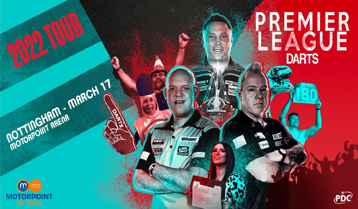 Cazoo Premier League Darts Visit Nottinghamshire