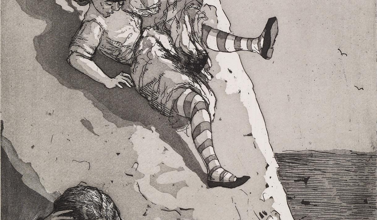 Illustrated graphic from the exhibition
