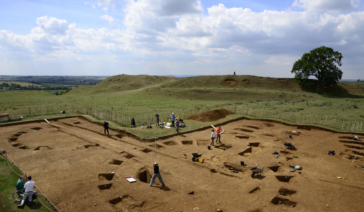 Photo of an excavation site