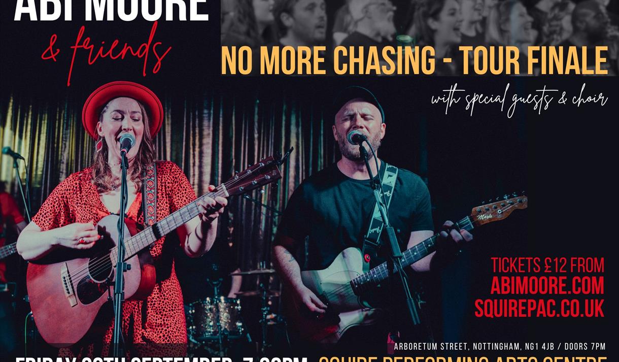 Abi Moore & Friends – 'No More Chasing' Tour Finale at Squire Performing Arts Centre