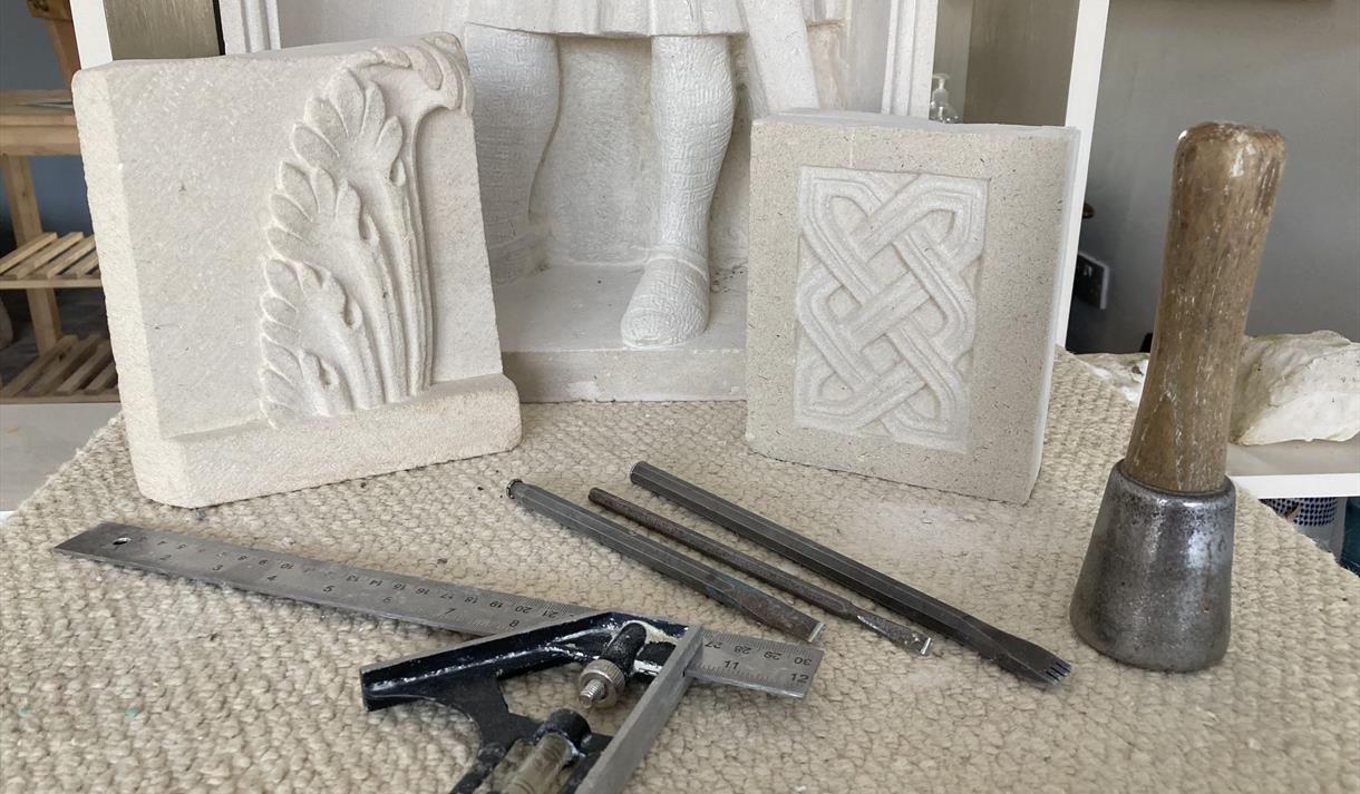 STONE CARVING WORKSHOP with Alan Micklethwaite