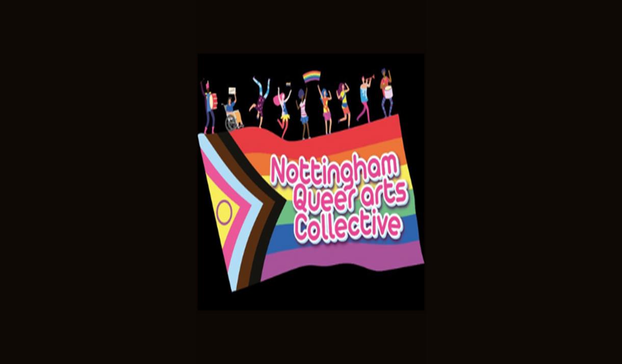 Logo for the Nottingham Queer Arts Collective