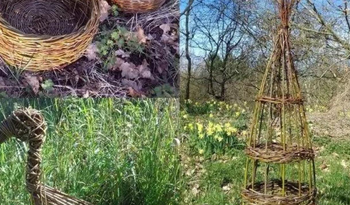Duck/ Obelisk / Basket Willow Weaving Visit Nottinghamshire