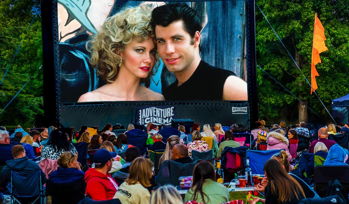 Grease outdoor cinema at Hardwick Hall