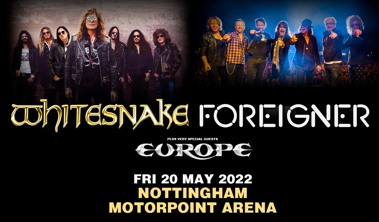 Whitesnake & Foreigner Visit Nottinghamshire