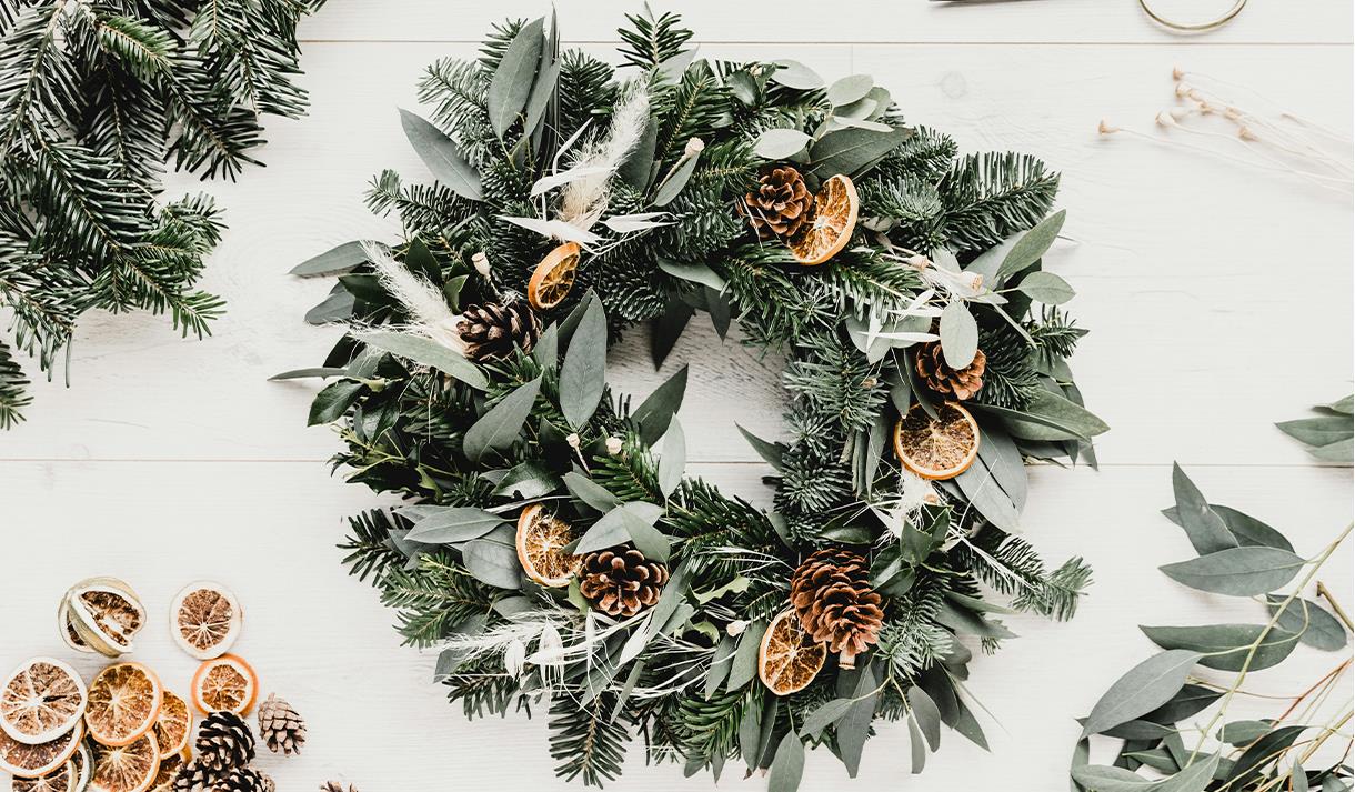 Christmas Wreath Workshop at The Anchor