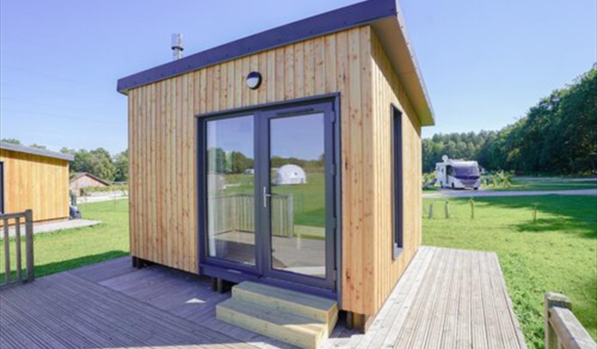Geodome and Bothy Pods at Sherwood Pines Camping