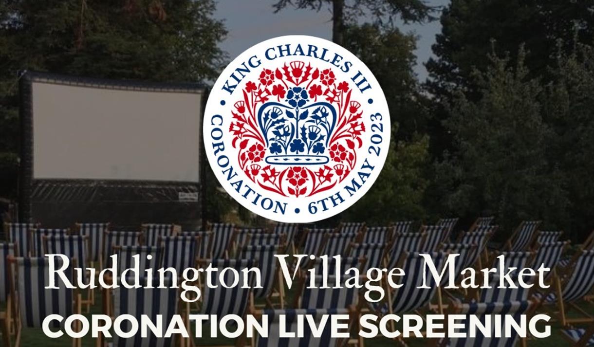 cornation live screening event 2023 - ruddington village market