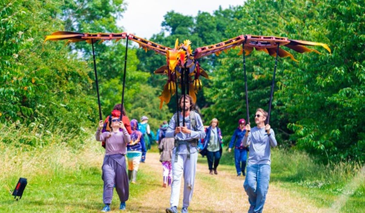 The Firebird puppet walkabout
