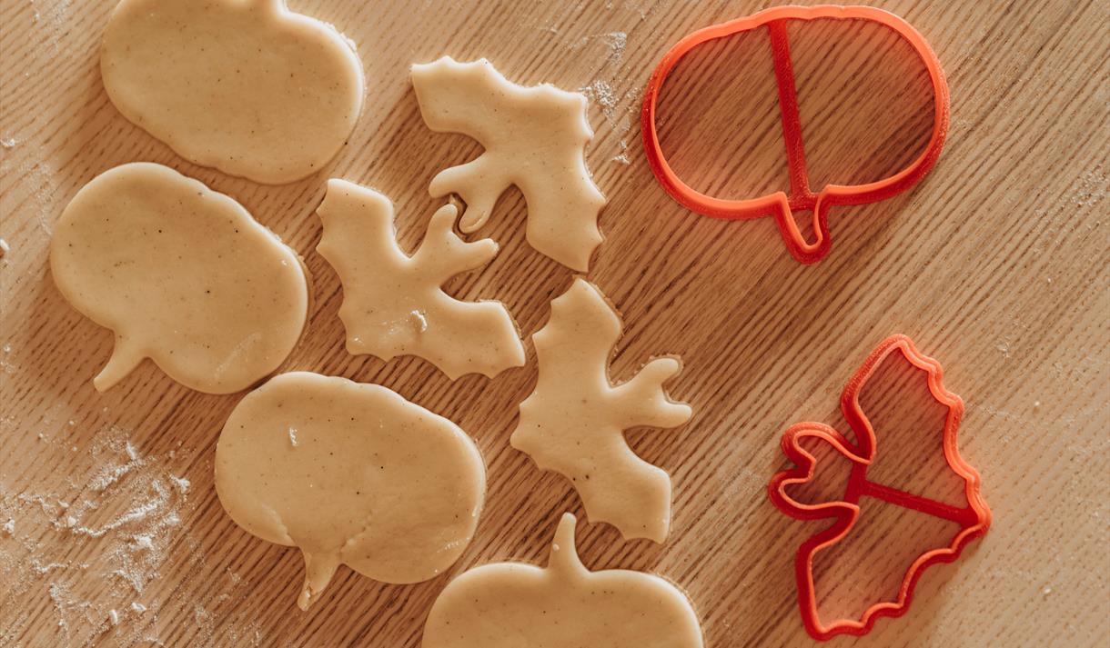 Halloween Biscuit Baking
