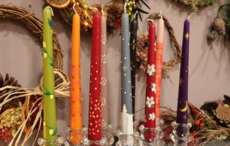 decorated candles