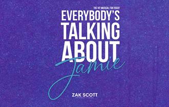 Poster for the theatre production of everybodies talking about jamie