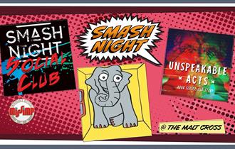 poster for a comedy smash night