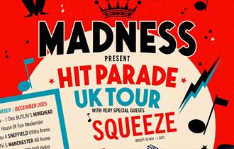 Madness : The Hits Parade 2025 UK Tour graphic