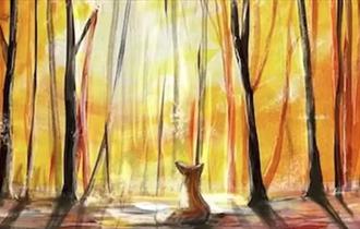 Paint a Fox in a Forest at Cock & Hoop Pub with The Paint Club event Poster 
