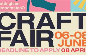Nottingham Contemporary Craft fair graphic