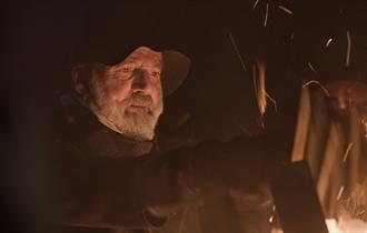 Image of an old man from a short film