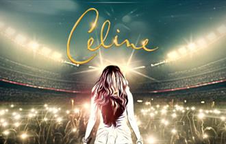 Poster graphic for the show, featuring the title and silhouette image of Celine Dion