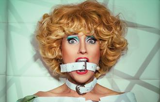 Woman tied up