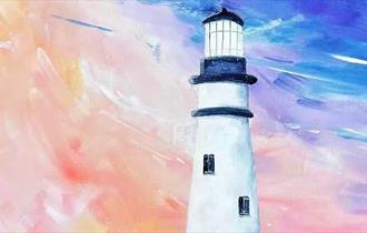 
Paint a lighthouse sunset at Bendigo Lounge with The Paint Club