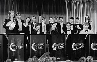 The group called Moonlighters big band